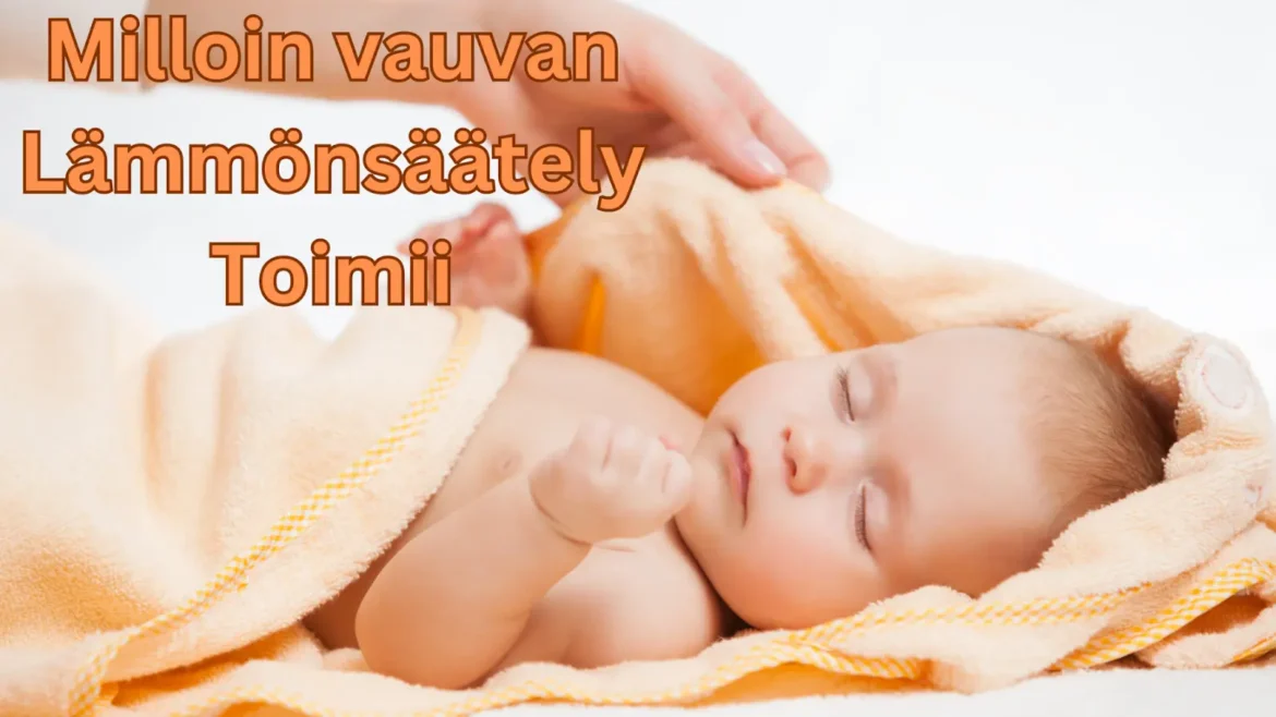 Milloin vauvan lämmönsäätely toimii